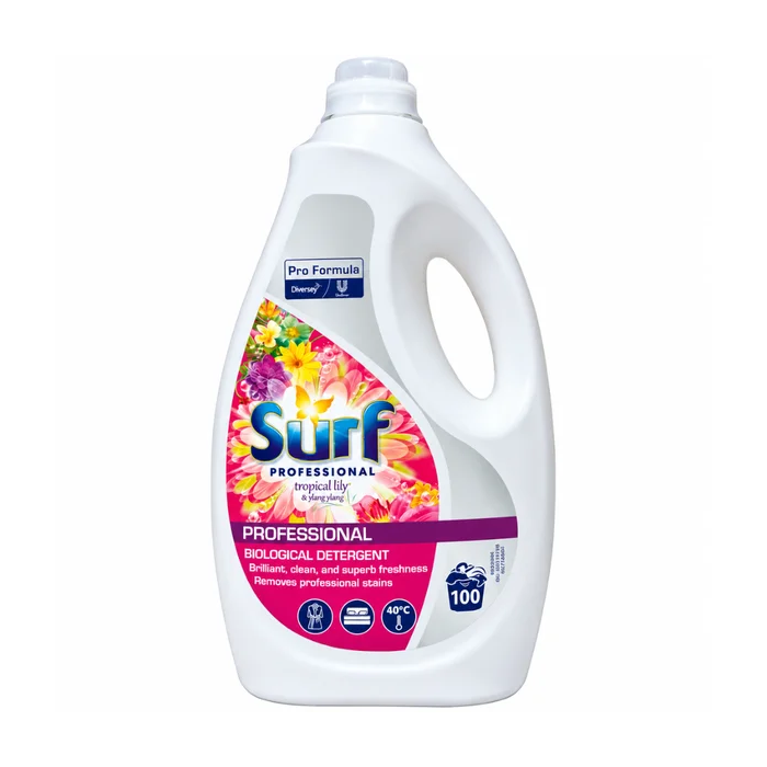 Surf Professional Biological Laundry Detergent Tropical Lily & Ylang Ylang 100 Washes - 5L 