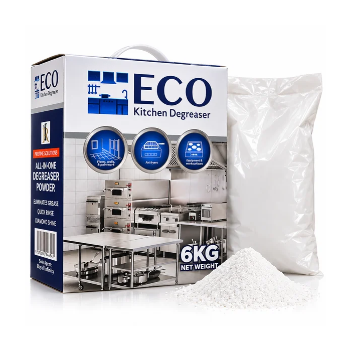 ECO Kitchen Degreaser 6KG – All-in-One Heavy Duty Cleaning Powder for Kitchen Equipment & Worktops