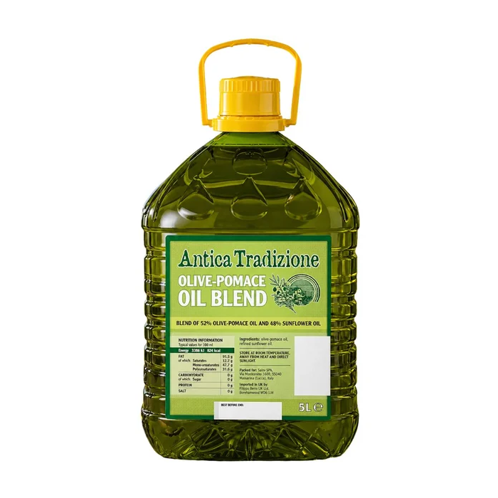 Antica Tradizione Olive Pomace & Sunflower Oil Blend 5L - Multi-Purpose Cooking Oil