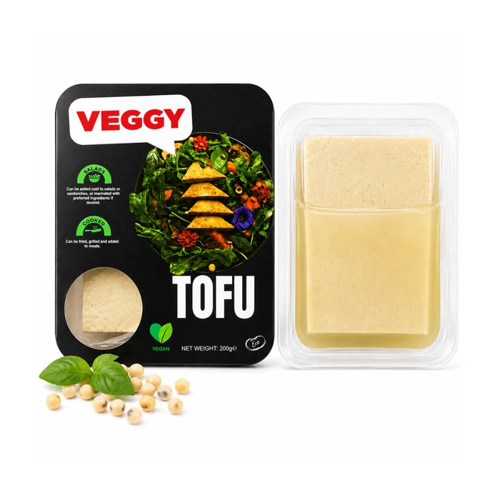 Veggy Tofu 200g – Plant Based Tofu for Stir-Fries, Curries & Salads
