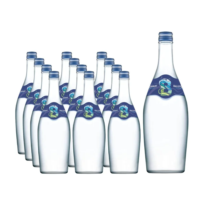 Ballygowan Still Glass Bottle Water 750ML x 12 - Crisp & Refreshing, Best Before: 31/08/2026