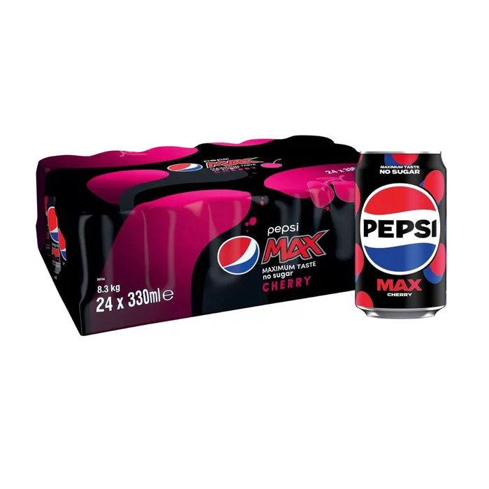 Pepsi Max Cherry Can 330ml x24