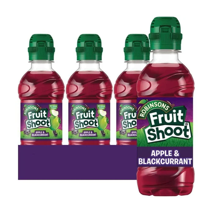  Robinsons Fruit Shoot Apple & Blackcurrant , Pack of 12 x 275ml - No Added Sugar Soft Drink, Kids Juice