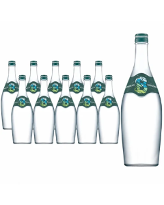 Ballygowan Sparkling Glass Bottle Water 750ML x 10 - Crisp & Refreshing