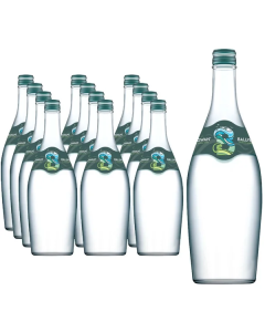 Ballygowan Sparkling Glass Bottle Water 750ML x 12 - Crisp & Refreshing, Best Before: 31/08/2026