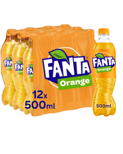 Fanta Orange Bottle 500ml x12 - Best Before: May 2025