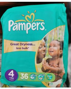 Pampers Size 4 Pack of 36 Nappies