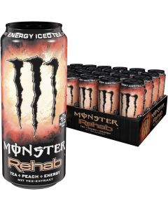 Monster Rehab Peach 500ML x12
