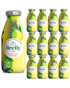 Firefly Still Lemon, Lime & Ginger Botanical Drinks in Glass 330ml x 12