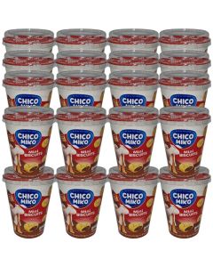 Chico Miko Chocolate Cream Filled Crunchy Mini Biscuits 125g x 24 Best Before 28/02/2025