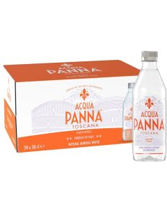 Acqua Panna Toscana Still Mineral Water – pH 8.0 | Pack of 24 x 500ml, Refreshing Mineral Water