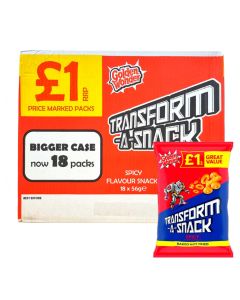 Golden Wonder Transform-A-Snack Spicy Snacks PM£1 56g x 18