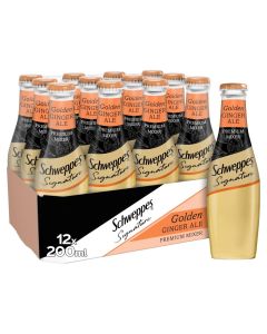 Schweppes 1783 Golden Ginger Ale 200ml x 12