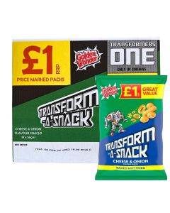 Golden Wonder Transform-A-Snack Cheese & Onion Snacks PM£1 56g x 18