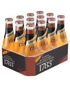 Schweppes 1783 Muscavado Dark Spirit in Glass 200ml x12
