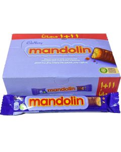 Cadbury Mandolin Caramel Chocolate Biscuit Bars 25g x 12