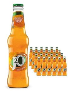 J2O Orange & Passion Fruit Glass (6x4pk) 275ml x24 Best Before Aug,2024