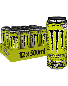 Monster Lando Norris Zero Sugar PMP, 12 x 500ml