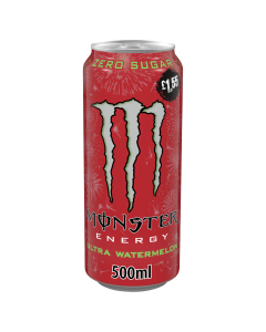 Monster Ultra Watermelon Energy Drink PMP 500ml x 12