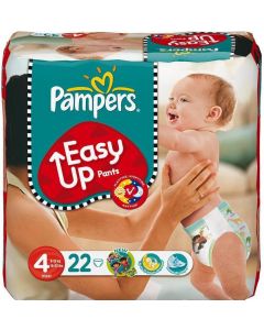 Pampers Easy Up Pants Premium Protection Size 4, 8-15kg Maxi Pack of 22 Nappies