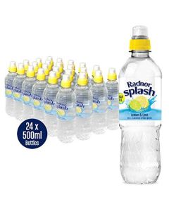 Radnor Splash Lemon and Lime S/FREE Still Water 500ml x 24