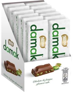 Nestle Damak Pistachio Chocolate Bar 12 x 30g Best Before 31/07/2024