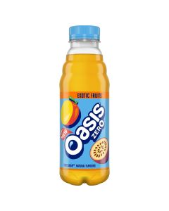 Oasis Exotic Fruit Zero 500ml x 12 BBE 31/12/23
