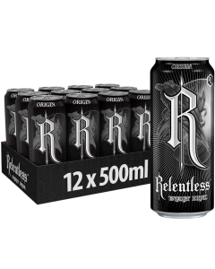 Relentless Origin Energy Drink PMP 500ml x 12