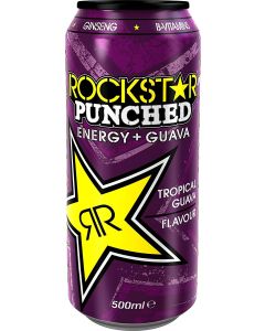 Rockstar Punched Tropical Guava Energy Drink 500ml 24 x 500ml