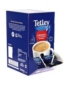 Tetley Envelopes 200 Individually Wrapped & Tagged Black Tea Bags 400g Delicious & Refreshing