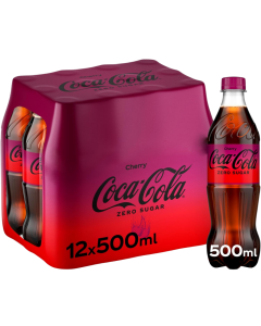 Coca-Cola  Zero Cherry 12x500 ml , BBE: 31.08.2025