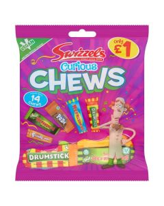 Swizzels Curious Chews 135g x 12 BBE 31/08/23