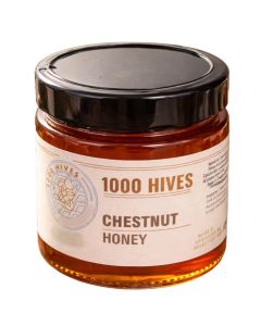 Hives Chestnut Honey 500g Jar &ndash; Rich, Dark & Flavourful