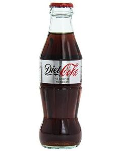 Coca Cola Diet Glass Bottles, 200ml (Pack of 24)