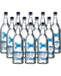 Strathmore Still Scottish Spring Glass Bottle Water  750ml x 12 Bottles