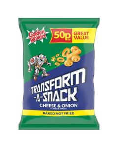 Golden Wonder Transform-A-Snack Cheese & Onion Snacks PM50p 27g x 30