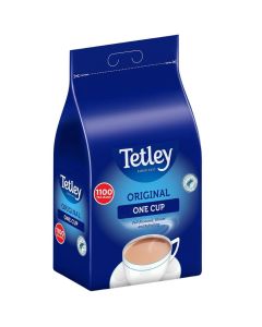Tetley One Cup 1100 Black Tea Bags, Full- Flavored, Vibrant and Refreshing