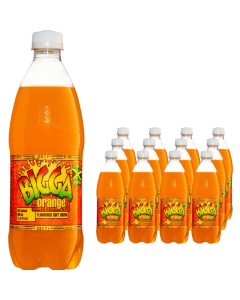 Bigga Orange Flavoured Soft Drink 600ml x 12