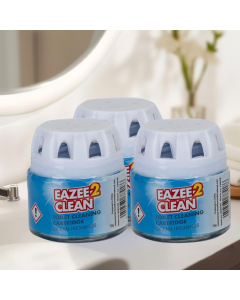Toilet Cleaning Cartridges – Pack of 3, Lasts Up to 6000 Flushes (2000x3), Ocean Fresh Scent - EAZEE2 CLEAN