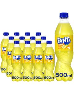 Fanta Lemon Bottle 500ml x12 Best Before 30.04.2025