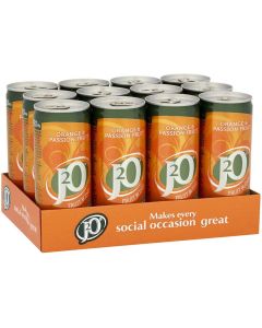 J2O Orange & Passion Can 250ml x 12