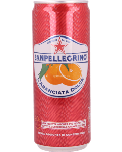 SanPellegrino Aranciata Dolce Italian Sweet Orange 330ml x 24