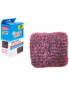 Scouring Pads – Soap Filled, Pack of 10 for Kitchen & Household Cleaning, EAZEE2 CLEAN