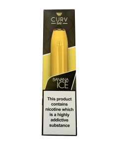Curv Bar Banana Ice up to 600 Puff, 20mg, Pack of 10