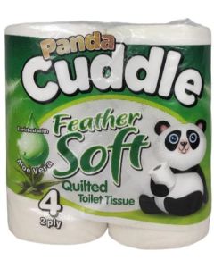 Panda Cuddle Aloe Vera 2ply Toilet Rolls (10x4pk)  40 Rolls