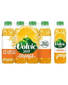 Volvic Juicy Orange 500ml x 12