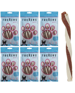 TUCKERS MEAT Duck & Cod Twists for Dogs 60g – Rawhide Free, High Protein Treat – Suitable for All Sizes – Best Before 31/08/2025