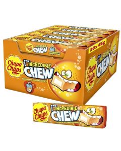 Chupa Chups Incredible Orange Chew Soft Candy 45g x 20 Best Before Feb/2025
