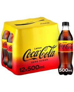 Coca Cola Lemon Zero Sugar 500ml x12 