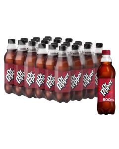 Dr. Pepper 500ml x 24 Best Before 30/04/2025